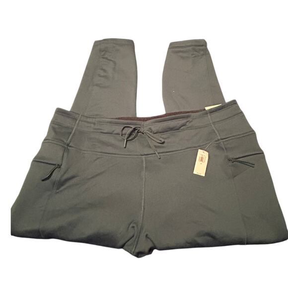 NWT Old Navy Blue/Green Leggings Lined Comfortable Drawstring Waist Size 3X - Picture 2 of 8